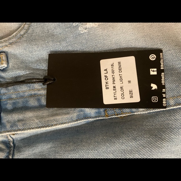 Women’s Medium 8th of LA Distressed Jean Skirt - Picture 6 of 6
